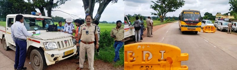 स्कूल बसों में लापरवाही पड़ी भारी : स्कूली बच्चों की सुरक्षा से समझौता नहीं, नियम तोड़ने वालों पर टूटी कानून की गाज, जशपुर पुलिस की सख्ती से वाहन चालकों में मचा हड़कंप – वसूला गया जुर्माना.
