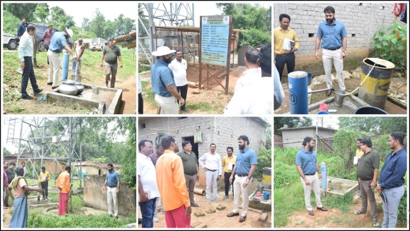 जशपुर : बानगांव, डूमरबहार एवं तिरसोंठ में घर-घर जाकर कलेक्टर ने जल जीवन मिशन द्वारा जलापूर्ति का किया निरीक्षण
