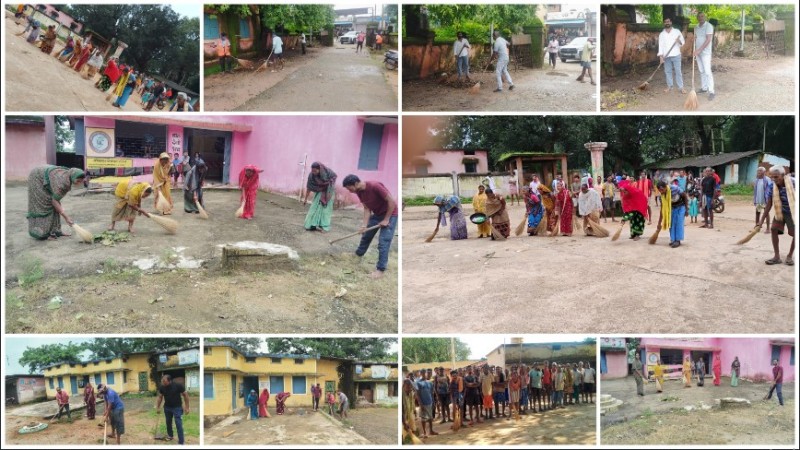 स्वच्छ, हरित और एकजुट जशपुर: स्वतंत्रता दिवस से पहले सफाई और तिरंगा लहराने का ऐतिहासिक अभियान