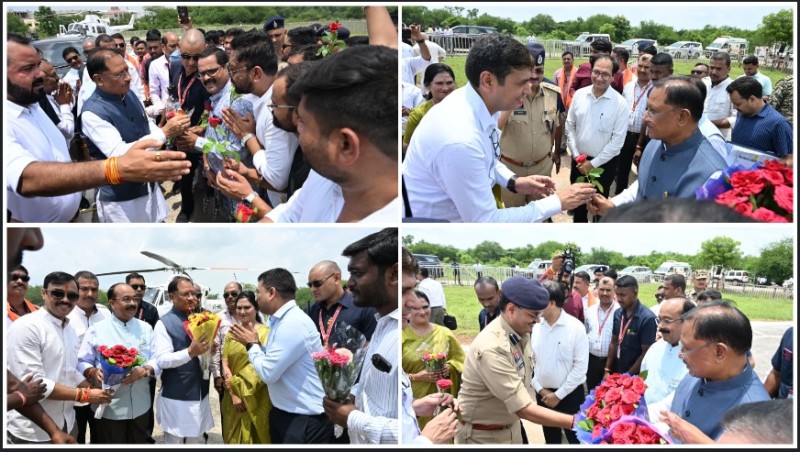 मुख्यमंत्री विष्णुदेव साय का बिलासपुर हेलीपैड पर भव्य स्वागत, प्रतिभा सम्मान समारोह और स्वच्छता संगम में होंगे शामिल