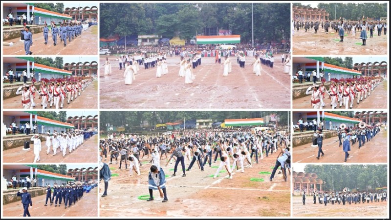 स्वतंत्रता दिवस समारोह 2025 के अंतिम चरण की झलक: जशपुर के रणजीता स्टेडियम में आयोजित फुल ड्रेस रिहर्सल में कलेक्टर ने किया निरीक्षण, ध्वजारोहण, मुख्य अतिथि स्वागत, पुरस्कार वितरण और सांस्कृतिक कार्यक्रमों का किया रिहर्सल, प्रशासन ने सुनिश्चित की सुरक्षा एवं व्यवस्थाओं की पूरी तैयारी