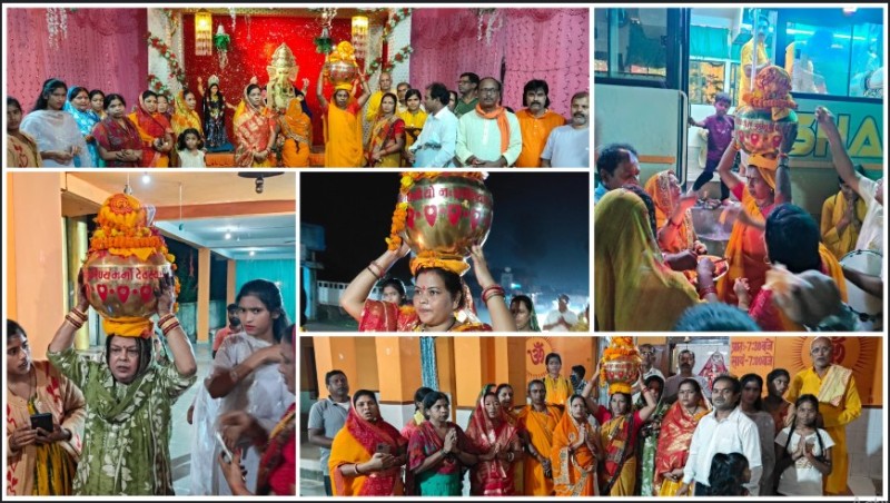 108 कुंडीय गायत्री महायज्ञ के लिए बगीचा पहुंचा शक्ति कलश,परिजनों ने किया भव्य स्वागत, 24 घंटों के अखंड जप से शुरु होगी कार्यक्रम की तैयारी