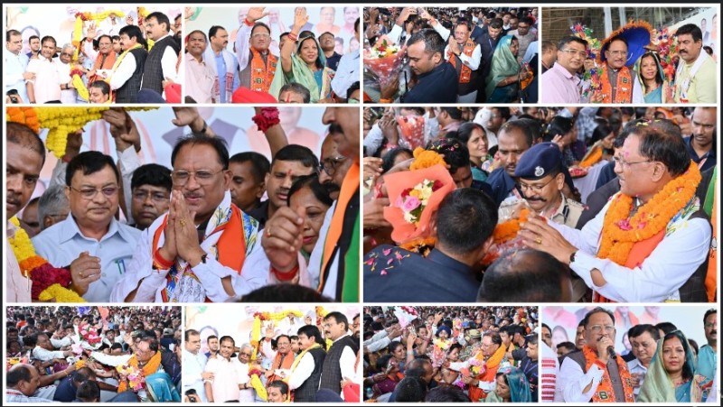 जापान–दक्षिण कोरिया के सफल दौरे से लौटे CM विष्णुदेव साय का रायपुर एयरपोर्ट पर भव्य स्वागत, छत्तीसगढ़ में खुलेगा विदेशी निवेश का नया अध्याय, AI, सेमीकंडक्टर, टेक्सटाइल और फूड प्रोसेसिंग में छत्तीसगढ़ को मिलेगा अरबों का निवेश