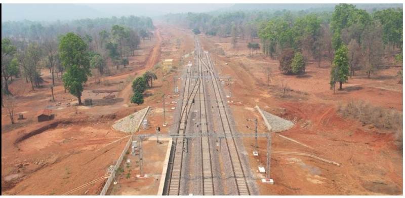 बस्तर के विकास में एक और क्रांतिकारी कदम, दल्लीराजहरा–रावघाट रेल परियोजना दिसंबर तक होगी पूरी