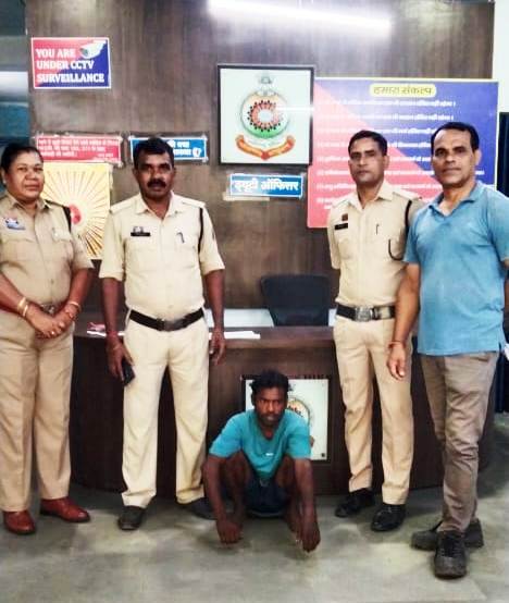 पुलिस की बड़ी सफलता : पत्नी की हत्या कर फरार आरोपी भीखम दास महंत गिरफ्तार, रायगढ़ में हत्या का आरोपी दबोचा गया, कोतरारोड़ पुलिस ने भेजा जेल.