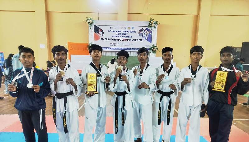 राज्यस्तरीय ताइक्वांडो में जशपुर का परचम, एकलव्य अकादमी के 07 खिलाड़ी बने नेशनल स्टार