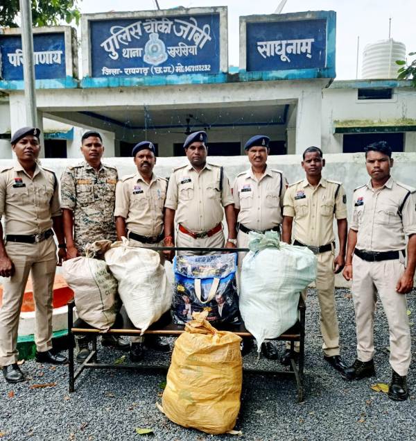 रायगढ़ में गांजा तस्करी का बड़ा खुलासा : 64 किलो से ज्यादा गांजा बरामद, दो महिला आरोपी अनिता अगरिया और सरस्वती साहू गिरफ्तार, पूछताछ में खुला गिरोह का राज, भेजा गया न्यायिक अभिरक्षा में.