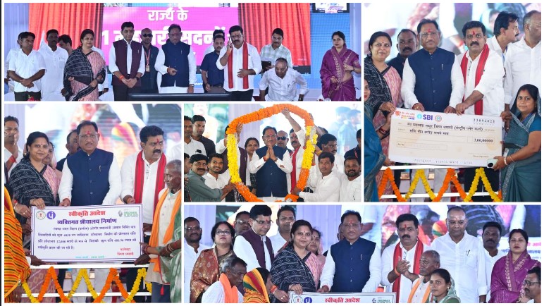 छत्तीसगढ़ की तरक्की का आधार बनेंगे महतारी सदन : मुख्यमंत्री विष्णु देव साय