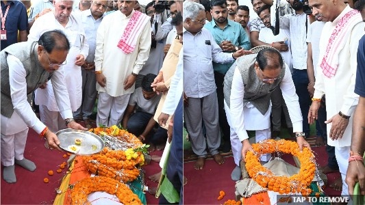 मुख्यमंत्री श्री साय ने पूर्व प्रांत प्रचारक श्रद्धेय श्री शांताराम जी को दी श्रद्धांजलि, पार्थिव शरीर पर पुष्पचक्र अर्पित कर किया नमन