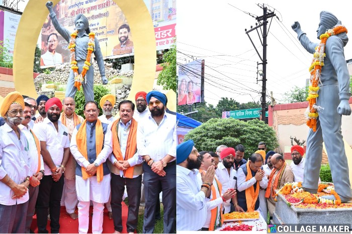 मुख्यमंत्री विष्णु देव साय ने अमर शहीद भगत सिंह की प्रतिमा पर माल्यार्पण कर किया नमन