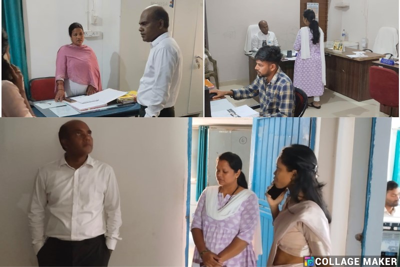 प्रशासनिक सख्ती बढ़ी : एसडीएम ने मनोरा तहसील व जनपद पंचायत कार्यालय में मारी दबिश, स्वच्छता और समयपालन पर चेतावनी