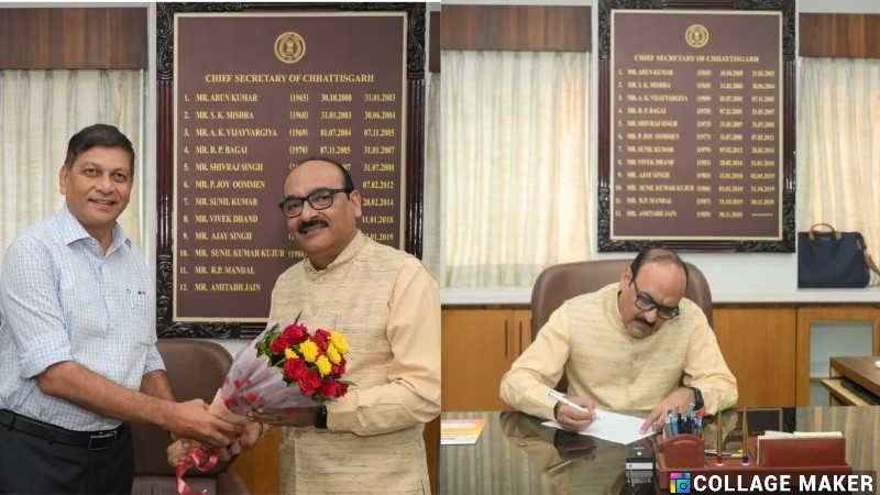 ’छत्तीसगढ़ के नवनियुक्त मुख्य सचिव श्री विकासशील ने कार्यभार संभाला’
