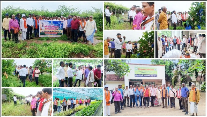 जशपुर से रायपुर तक शैक्षणिक भ्रमण: किसान सीख रहे फसल उत्पादन बढ़ाने के नये राज़