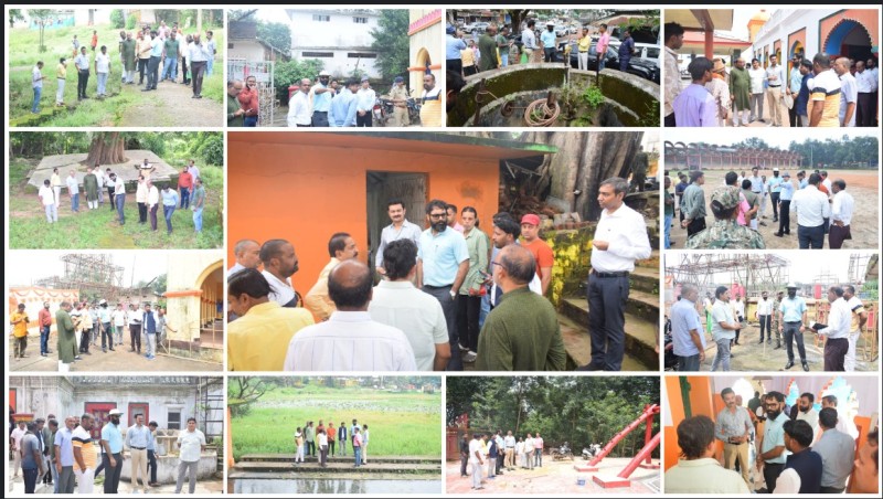 दशहरा-नवरात्र महोत्सव की तैयारियों पर कलेक्टर की सख्ती, मंदिरों से लेकर रणजीता स्टेडियम तक किए निरीक्षण, दिए कड़े निर्देश