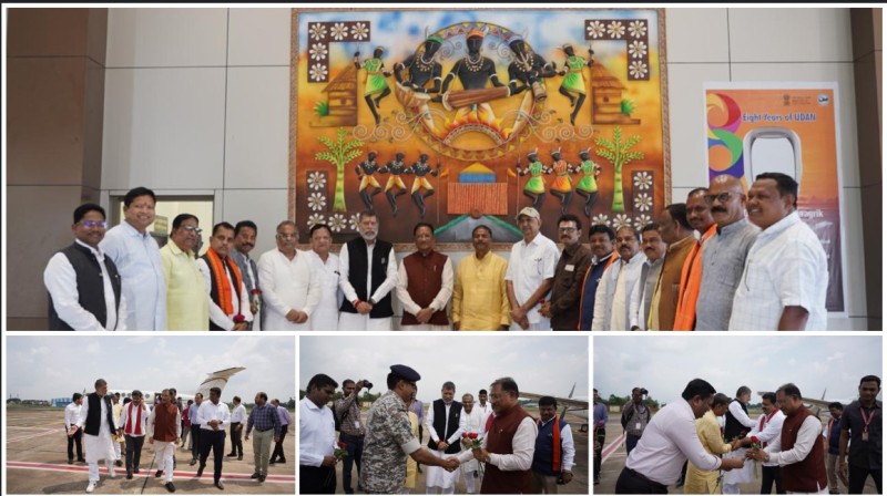 मुख्यमंत्री साय का आगमन जगदलपुर में, धुरवा-माहरा समाज भवन लोकार्पण में मौजूद बड़ी संख्या में नेता और अधिकारी