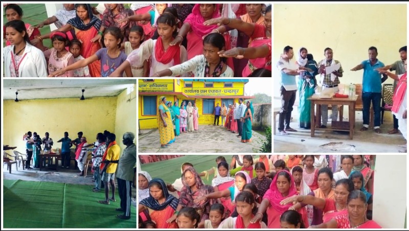 ‘‘स्वच्छता ही सेवा 2025’’ अभियान: जशपुर जिले की ग्राम पंचायतों में स्वच्छता शपथ लेकर बढ़ा जनभागीदारी का संकल्प