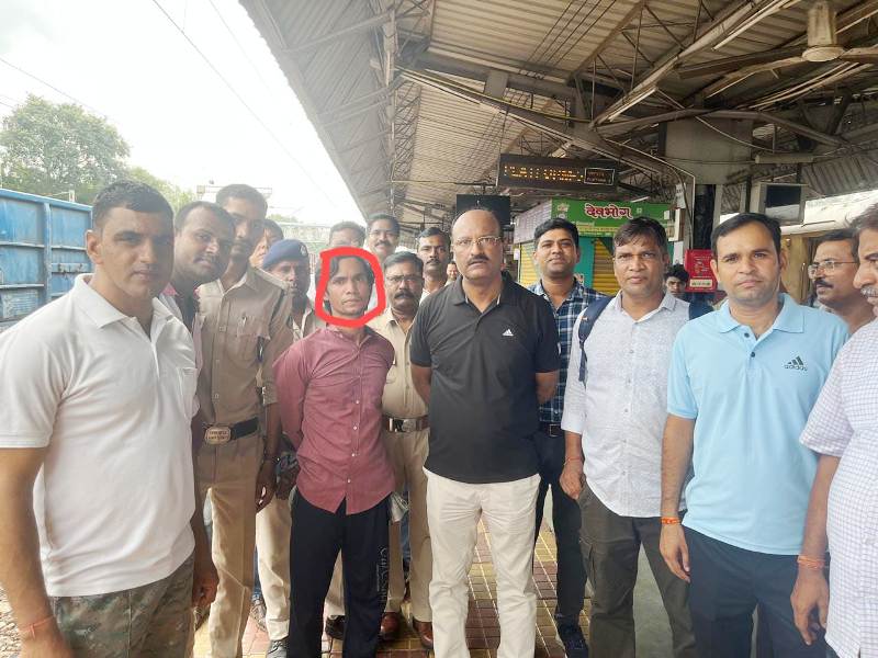 रेलवे सुरक्षा बल की सतर्कता से बड़ा अपराध रोका गया: हावड़ा-मुंबई गीतांजली एक्सप्रेस से फरार हत्या आरोपी गोंदिया-दुर्ग रूट पर दबोचा गया