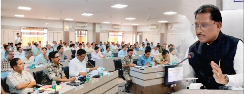 मुख्यमंत्री विष्णु देव साय की समीक्षा बैठक : बस्तर संभाग के चार जिलों में बाढ़ राहत कार्य तेज, 115 करोड़ की अधोसंरचना क्षति की भरपाई का आश्वासन”