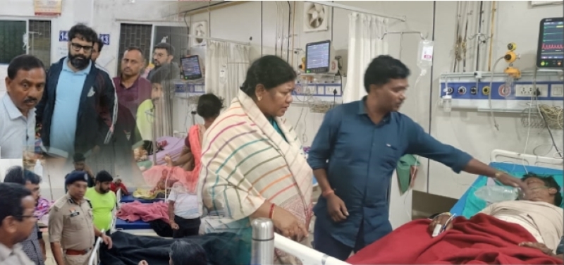 जशपुर गणेश विसर्जन हादसा: आधी रात अस्पताल पहुँचे विधायक, कलेक्टर और SSP – 3 मौतें, 22 घायल