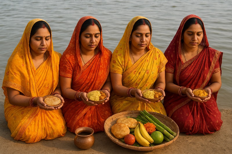 आस्था का सागर: कुनकुरी नगर में नहाय-खाय के साथ शुरू हुआ छठ पर्व, श्रद्धा में डूबा नगर