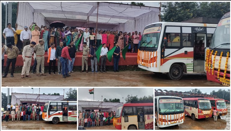 मुख्यमंत्री ग्रामीण बस सेवा योजना के तहत जशपुर में 5 अक्टूबर से 4 रूटों पर बस सेवा प्रारंभ, ग्रामीणों को मिलेगी बेहतर यातायात सुविधा