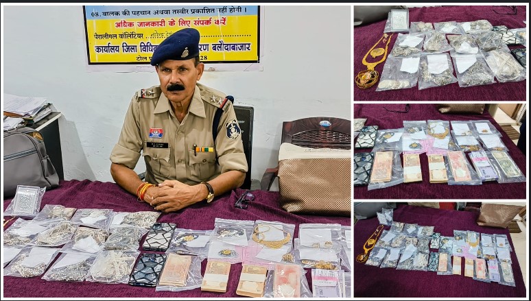 सोने-चांदी और नगदी सहित ₹10.83 लाख की चोरी का पर्दाफाश, तीन किशोर आरोपी हिरासत में