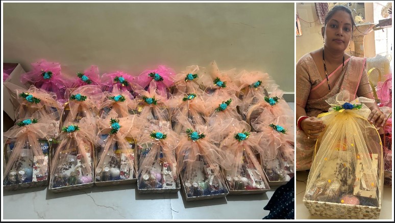 संगिनी के दिवाली उपहारों की धूम : बिहान की दीदियों ने तैयार किए संगिनी ब्रांड के आकर्षक गिफ्ट हैम्पर