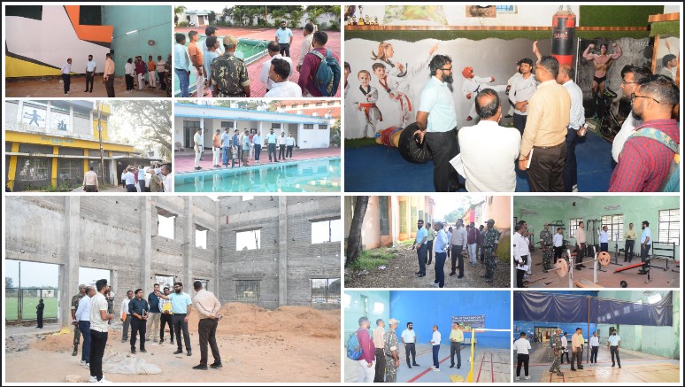 जशपुर : कलेक्टर रोहित व्यास ने खेल स्टेडियमों का किया निरीक्षण, गुणवत्ता के साथ समय सीमा में पूर्ण करने के दिए निर्देश