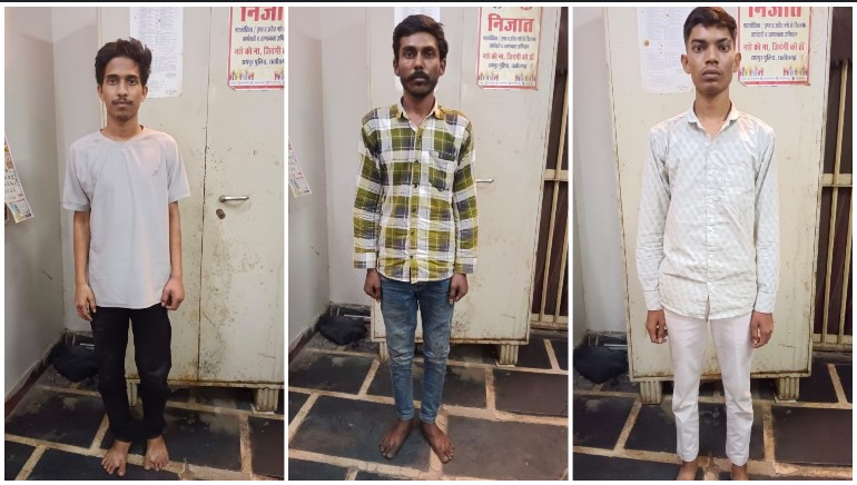 एंटी क्राइम और साइबर यूनिट की बड़ी कार्रवाई — पंडरी थाना क्षेत्र की दो लूट की वारदातें सुलझीं, तीन आरोपी सलाखों के पीछे