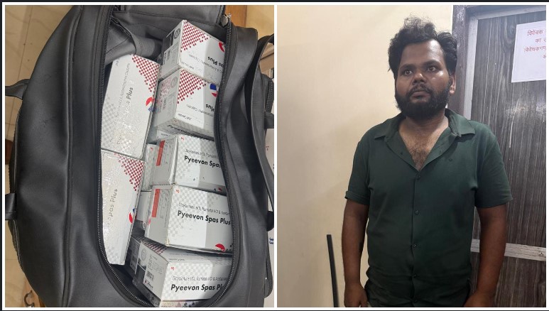 पुलिस की बड़ी कार्यवाही — सायबर टीम के साथ मिलकर 4320 नशीली टेबलेट्स के साथ आरोपी गिरफ्तार