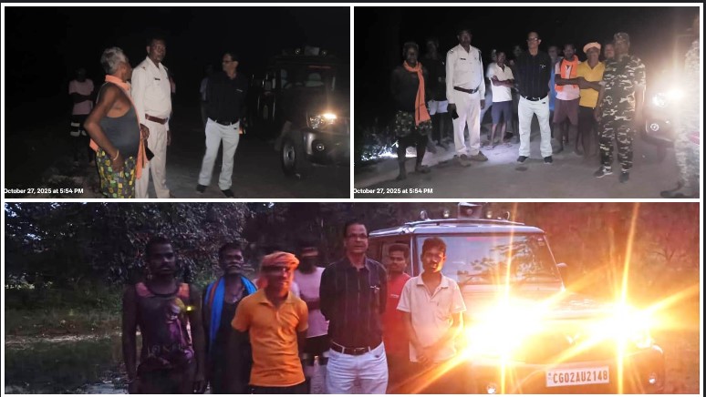 कुनकुरी वन परिक्षेत्र में 26 जंगली हाथियों का उत्पात, ग्रामीण दहशत में — धान की फसल को पहुंचाया भारी नुकसान, वन विभाग ने बढ़ाई निगरानी