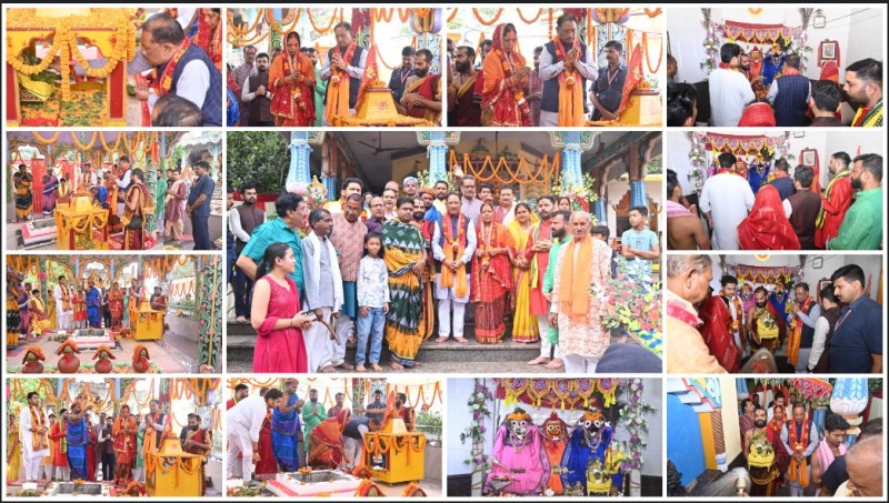 जय जगन्नाथ के उद्घोष से गूंज उठा कुनकुरी — मुख्यमंत्री विष्णुदेव साय ने भगवान को चढ़ाए 51 हजार तुलसी दल, कहा ‘आस्था ही छत्तीसगढ़ की असली शक्ति है’