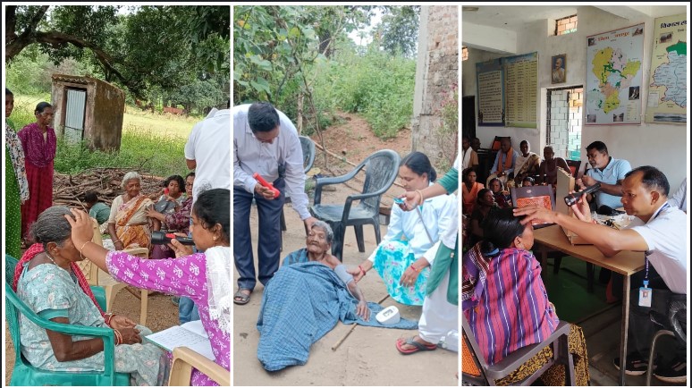 जशपुर में ‘सम्पूर्ण नेत्र सुरक्षा’ अभियान का शुभारंभ — अब तक 16,499 लोगों की नेत्र जांच, मोतियाबिंद के 58 मरीज चिन्हांकित