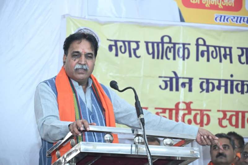 विधायक निधि से दुलार धर्मशाला में बनेगा अतिरिक्त कक्ष, भूमिपूजन कर बोले राजेश मूणत – “विश्वकर्मा समाज से है 40 वर्षों का पारिवारिक रिश्ता”