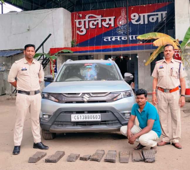 पुलिस की त्वरित कार्रवाई : 17000/- रुपये की एसएस स्टील चोरी का मामला सुलझा, जेपीएल प्लांट से चोरी करने वाला आरोपी गिरफ्तार, कार सहित माल बरामद कर भेजा जेल.