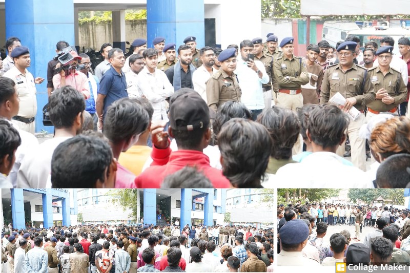 वीआईपी  विजिट व क्रिकेट मैच से पहले रायपुर पुलिस की बड़ी कार्रवाई : बदमाशों पर कसा शिकंजा, रायपुर में 256 चाकूबाजों की परेड, पुलिस ने सख्ती के साथ दी चेतावनी.