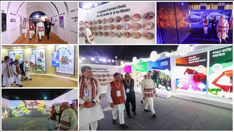 छत्तीसगढ़ राज्योत्सव में दिखी ‘नवीन भारत’ की तस्वीर! प्रधानमंत्री मोदी ने खोली डिजिटल न्याय और सुशासन की प्रदर्शनी