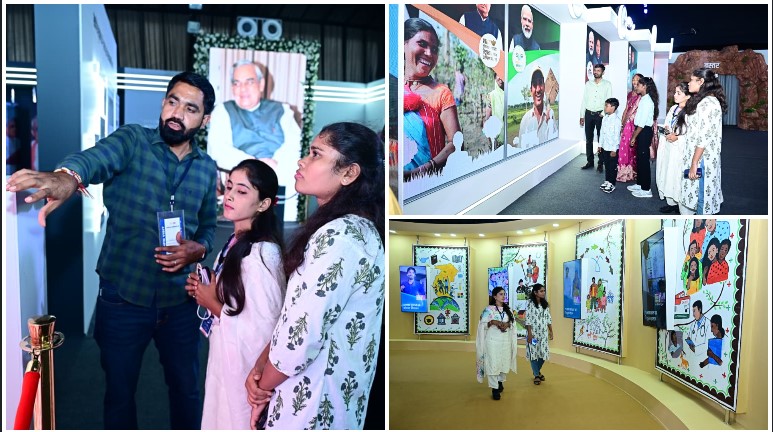 डिजिटल प्रदर्शनी में दिख रही छत्तीसगढ़ की 25 वर्षों की विकास यात्रा : आगंतुक बोले- पहली बार सुन्दर और डिजिटल रूप में देखी राज्य की उपलब्धियां