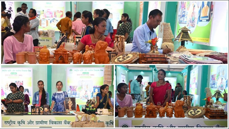 राज्योत्सव में छाया महिला सशक्तिकरण का जादू, नाबार्ड समूहों ने दिखाई कला और कारोबार की शक्ति