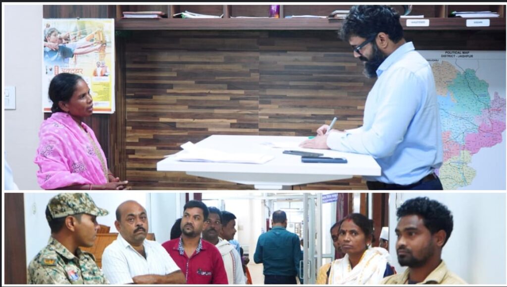 कलेक्टर रोहित व्यास ने जनदर्शन में सुनी आम लोगों की व्यथा, राजस्व और आवास प्रकरणों पर तुरंत कार्रवाई के आदेश