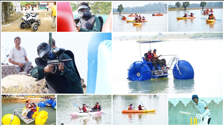 प्रकृति की गोद में रोमांच का धमाका! जशपुर जम्बूरी के दूसरे दिन मयाली डैम में वाटर साइकलिंग, एटीवी राइडिंग और बर्ड वॉचिंग ने बढ़ाया आकर्षण