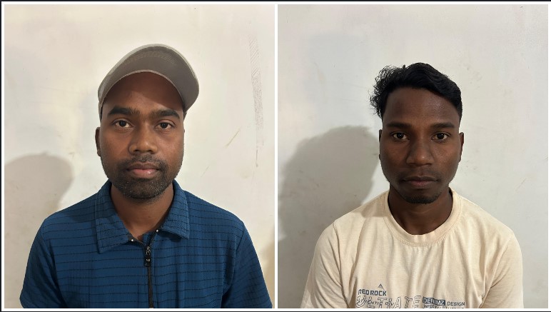 पुलिस की बड़ी कार्रवाई: साइबर ठगी में इस्तेमाल हुए दो म्यूल अकाउंट होल्डर गिरफ्तार, 6.92 लाख की धोखाधड़ी का खुलासा