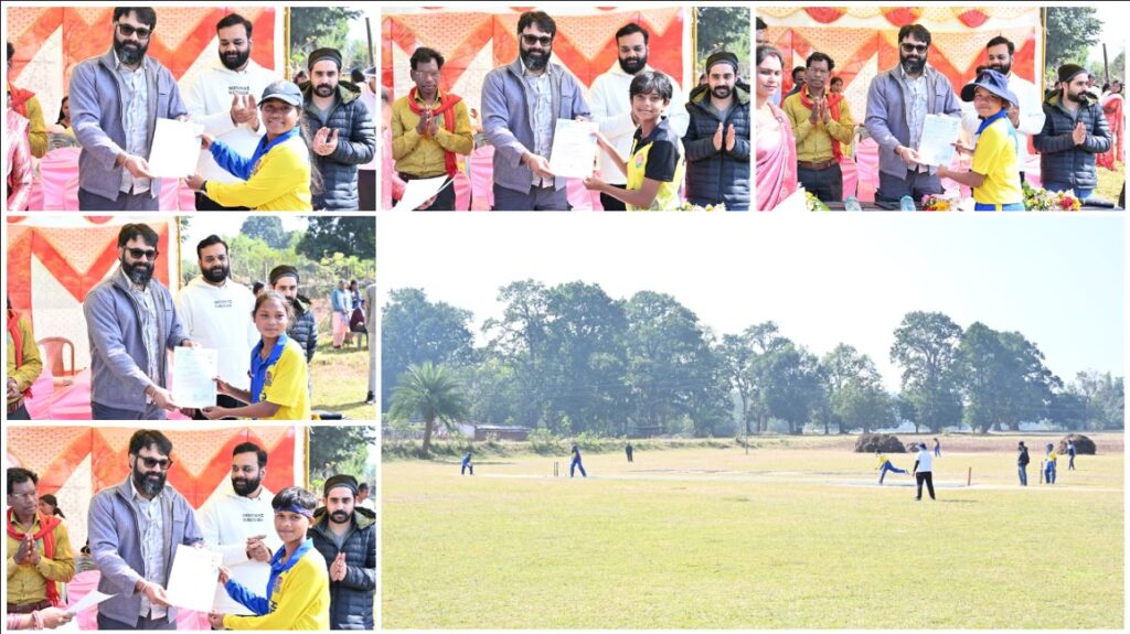 राज्य स्तरीय अंडर-17 क्रिकेट में जशपुर की ईचकेला की बालिकाएँ बनीं चैंपियन, कलेक्टर रोहित व्यास ने पहुंचकर बढ़ाया हौसला