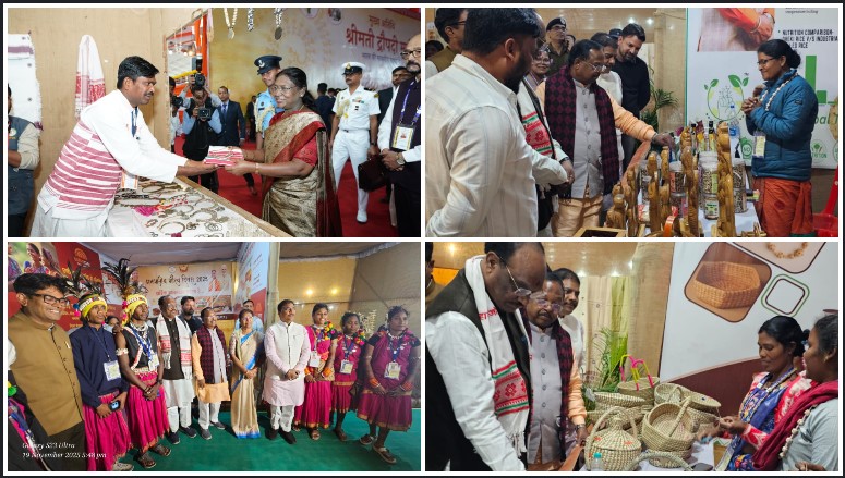 राष्ट्रपति मुर्मू का जशपुर को बड़ा सम्मान! जनजातीय गौरव दिवस पर जशक्राफ्ट के पारंपरिक हस्तशिल्प ने जीता दिल