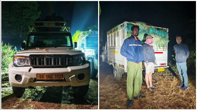 फरसाबहार उड़नदस्ता टीम की बड़ी कार्रवाई! चेकपोस्ट निरीक्षण में पकड़ा गया अवैध धान परिवहन, पिकअप वाहन जब्त कर तुमला थाना सुपुर्द