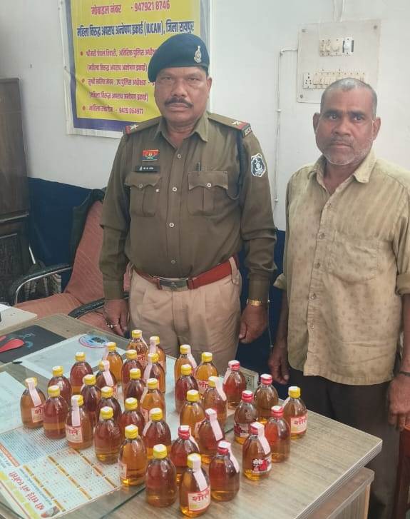 मशाला शराब की तस्करी कर रहा था आरोपी! पुलिस ने घेराबंदी कर दबोचा, वाहन सहित पूरी खेप जप्त