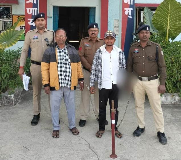 धान गीला करने की बात पर पड़ोसी को मौत के घाट उतारने की कोशिश! पंखे के लोहे के रॉड से प्राणघातक हमला, दो आरोपी गिरफ्तार