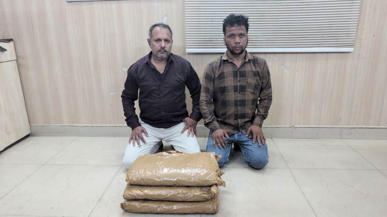 पुलिस का छापा: दो युवक 7 किलो अवैध गांजा के साथ दबोचे गए, रेंज IG और SSP के निर्देश पर कार्रवाई तेज