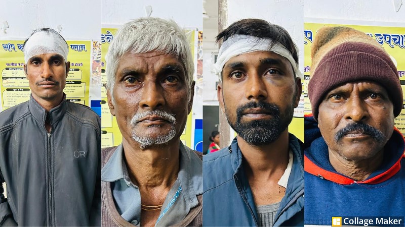 जमीन विवाद में खूनी संघर्ष : सुबह के समय खेत में घात ! लाठी-डंडे और कुल्हाड़ी से हमला, चार आरोपी गिरफ्तार कर भेजे गए जेल.