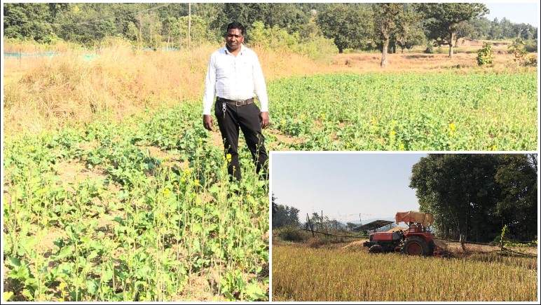 जशपुर के किसान की चमकी तकदीर—PM धन–धान्य कृषि योजना, सौर सुजला व आधुनिक खेती तकनीकों से सुधीर लकड़ा बने प्रगतिशील किसान